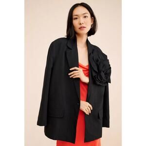 FARM Rio 3-D Flowered Blazer